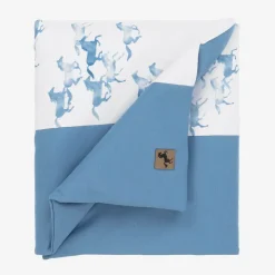 Sofija Gifts*Blue & White Cotton Padded Blanket (88cm)