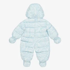 Versace Snowwear|Snowwear*Blue Barocco Down Baby Snowsuit