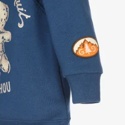 Gucci Tops*Blue Bear Logo Baby Sweatshirt