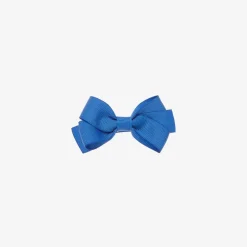 Peach Ribbons Hair Accessories*Blue Bow Hair Clip (7cm)
