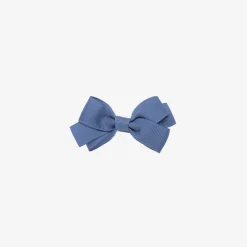 Peach Ribbons Hair Accessories*Blue Bow Hair Clip (7cm)