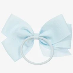 Peach Ribbons Hair Accessories*Blue Bow Hair Elastic (12cm)