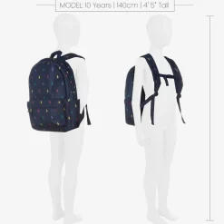 Ralph Lauren Bags*Blue Canvas Pony Backpack (44cm)