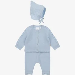 Burberry Gifts*Blue Cashmere Baby Trouser Set