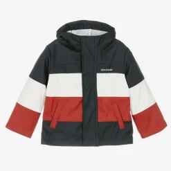 Tommy Hilfiger Coats & Jackets*Blue Colourblock Hooded Jacket