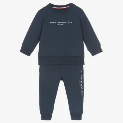 Tommy Hilfiger Tracksuits|Tracksuits*Blue Cotton Baby Tracksuit