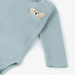 Jamiks Gifts*Blue Cotton Baby Trouser Set