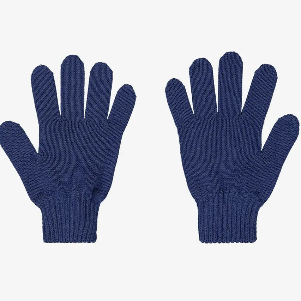 Tommy Hilfiger Gloves & Mittens|Gloves & Mittens*Blue Cotton Knit Flag Gloves