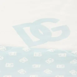 Dolce amp; Gabbana Gifts*Blue Cotton Padded DG Baby Blanket (78cm)