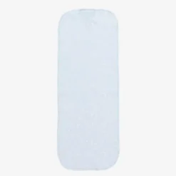 Kissy Kissy Gifts*Blue Crescent Moonlight Pima Cotton Burp Cloth (48cm)