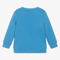 Lacoste Tops*Blue Crocodile Logo Sweatshirt