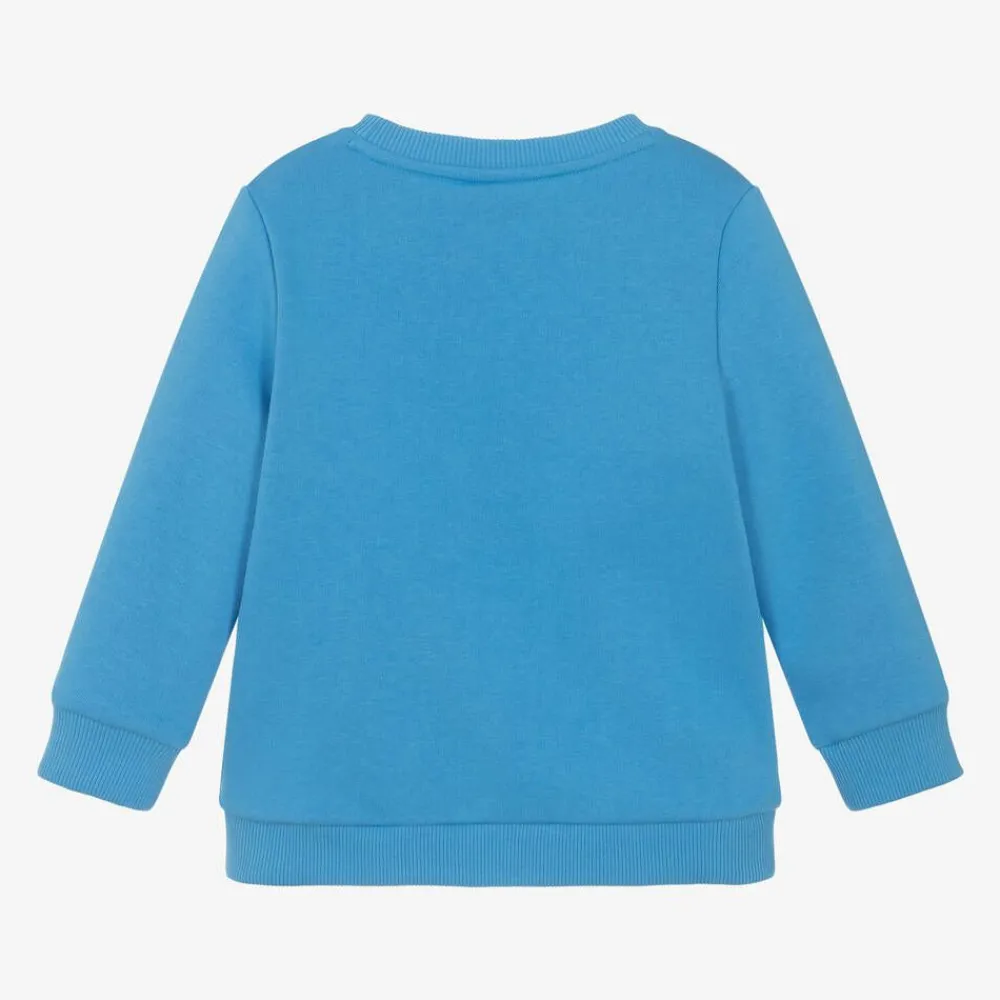 Lacoste Tops*Blue Crocodile Logo Sweatshirt