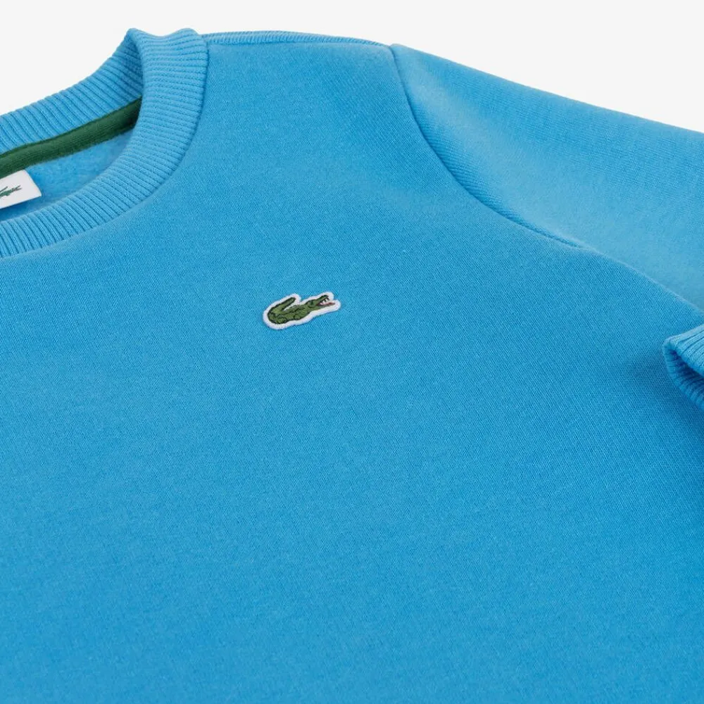 Lacoste Tops*Blue Crocodile Logo Sweatshirt