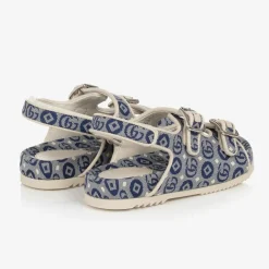 Gucci Sandals|Sandals*Blue Double G Canvas Sandals
