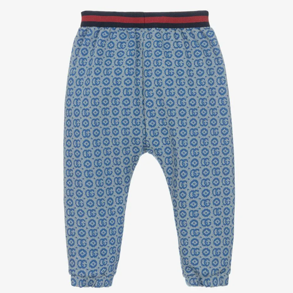 Gucci Trousers|Trousers*Blue Double G Jacquard Joggers