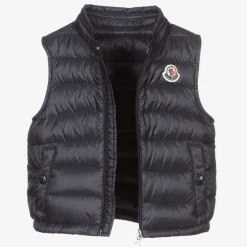 Moncler Enfant Coats & Jackets*Blue Down Padded Amaury Puffer Gilet