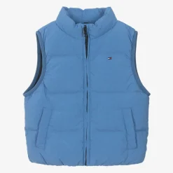Tommy Hilfiger Coats & Jackets|Coats & Jackets*Blue Down Padded Gilet