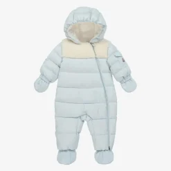 Moncler Enfant Snowwear|Snowwear*Blue Down Padded Sefou Baby Snowsuit
