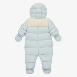 Moncler Enfant Snowwear|Snowwear*Blue Down Padded Sefou Baby Snowsuit