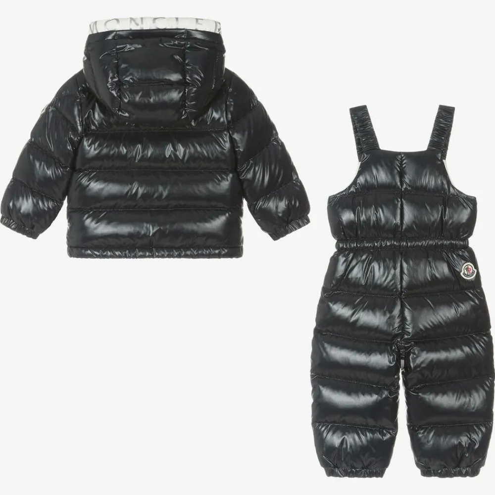 Moncler Enfant Snowwear|Snowwear*Blue Down-Filled 2 Piece Snowsuit