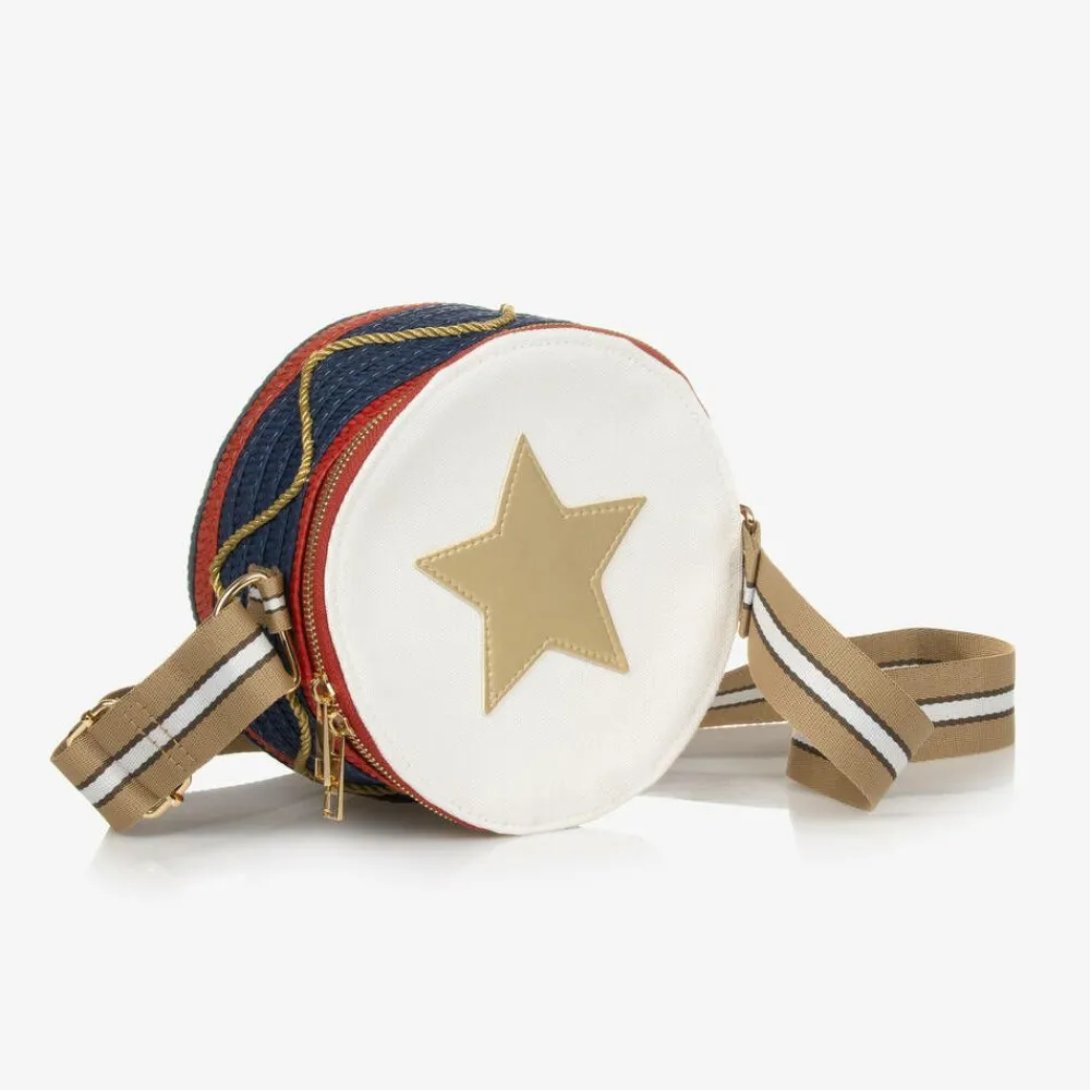 Meri Meri Bags*Blue Drum Shaped Bag (19cm)