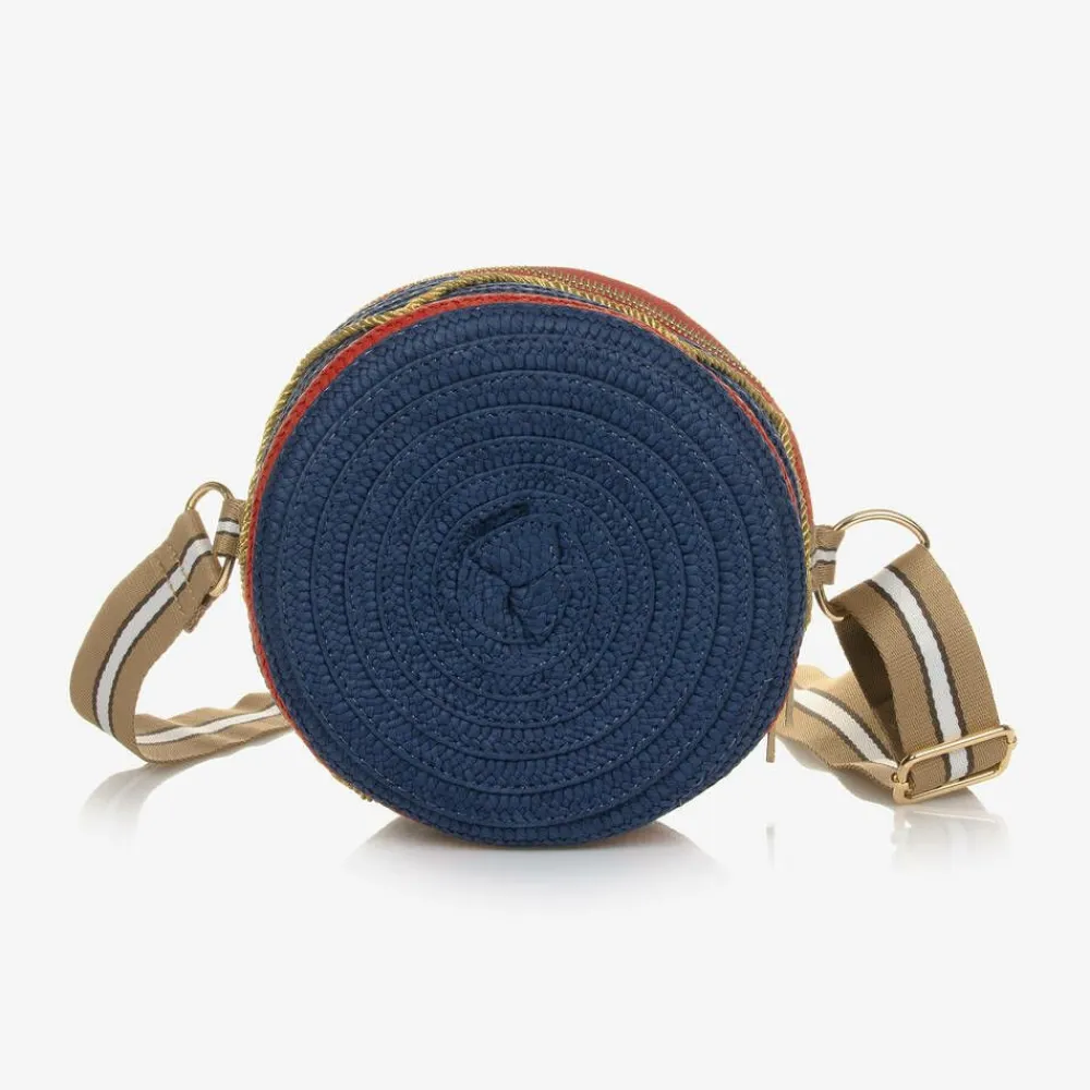 Meri Meri Bags*Blue Drum Shaped Bag (19cm)