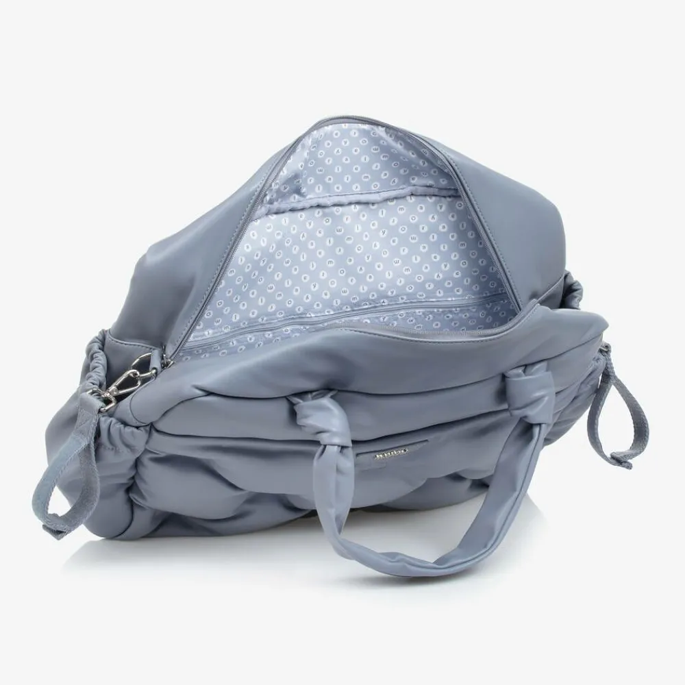 Mayoral Newborn Bags*Blue Faux Leather Changing Bag (46cm)