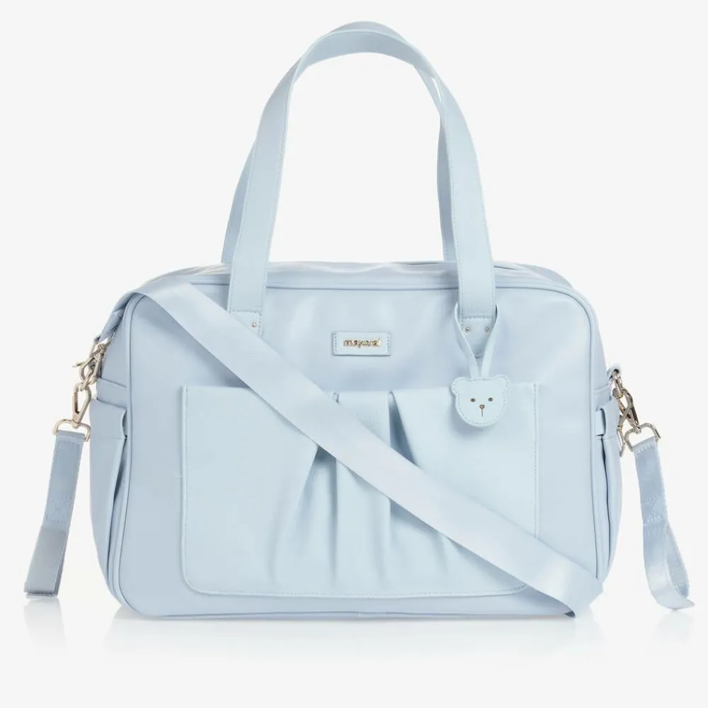 Mayoral Gifts*Blue Faux Leather Changing Bag (40cm)