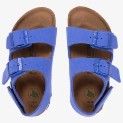 Birkenstock Sandals*Blue Faux Leather Sandals