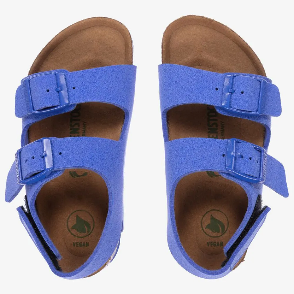Birkenstock Sandals*Blue Faux Leather Sandals
