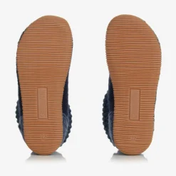 Giesswein Slippers|Slippers*Blue Felted Wool Slippers