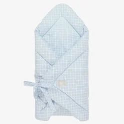 Jamiks Gifts|Nests*Blue Geometric Print Cotton Baby Nest (62cm)