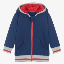 Blade amp; Rose Tops|Tops*Blue Hamish Highland Cow Zip-Up Top