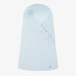 Minutus Nests*Blue Knit Cotton Baby Nest (75cm)