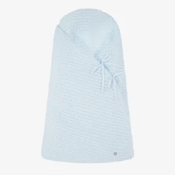 Minutus Nests*Blue Knit Cotton Baby Nest (75cm)