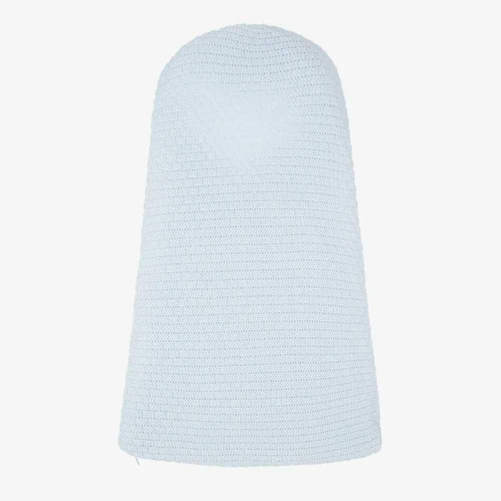 Minutus Nests*Blue Knit Cotton Baby Nest (75cm)