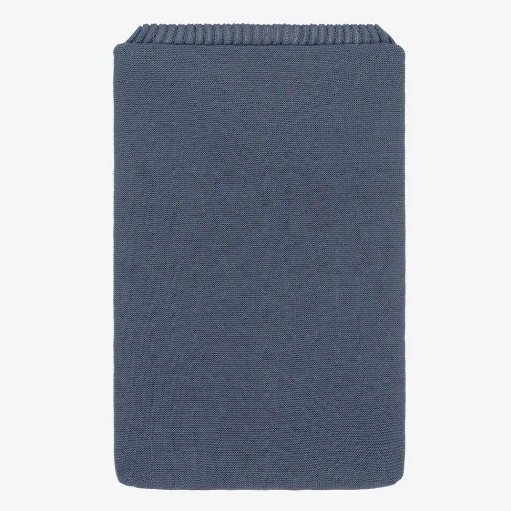 Mebi Nests*Blue Knitted Baby Nest (63cm)