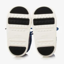 Moon Boot Boots*Blue Lace-Up Boots