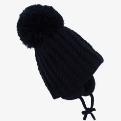 Sätila of Sweden Hats*Blue Laura Knitted Giant Pom-Pom Beanie