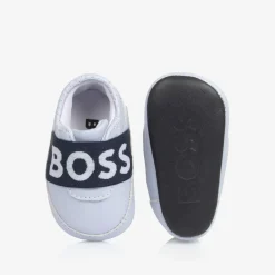 BOSS Pre Walkers|Pre Walkers*Blue Leather Baby Pre-Walker Shoes