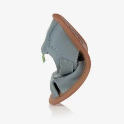 Tip Toey Joey Sandals|Sandals*Blue Leather Baby Sandals