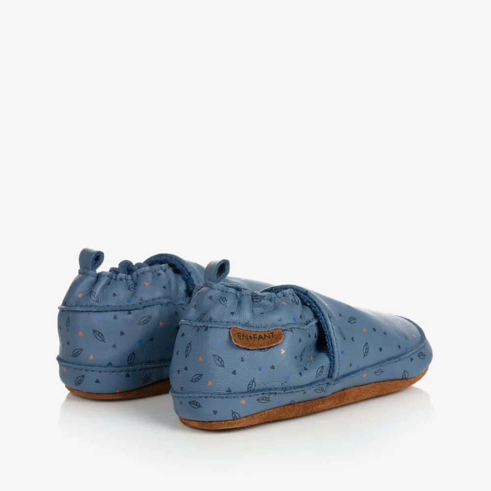 EN FANT Slippers|Slippers*Blue Leather Slippers
