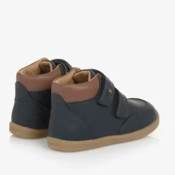 Bobux IWalk Boots|Boots*Blue Leather Velcro Boots