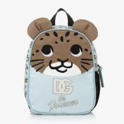 Dolce amp; Gabbana Bags*Blue Leopard DG Mini Backpack (22cm)