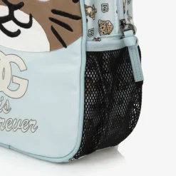 Dolce amp; Gabbana Bags*Blue Leopard DG Mini Backpack (22cm)