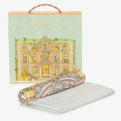 Atelier Choux Paris Gifts|Sleeping Accessories*Blue Mansion Swaddle (97cm)
