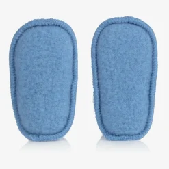 Joha Booties|Booties*Blue Merino Wool Baby Booties