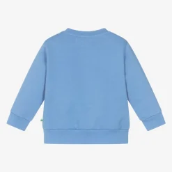 The Bonniemob Tops|Tops*Blue Organic Cotton Baby Sweatshirt
