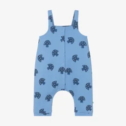 The Bonniemob Trousers*Blue Organic Cotton Baby Dungarees