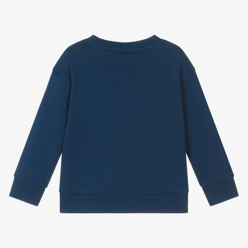 Lacoste Tops*Blue Organic Cotton Sweatshirt